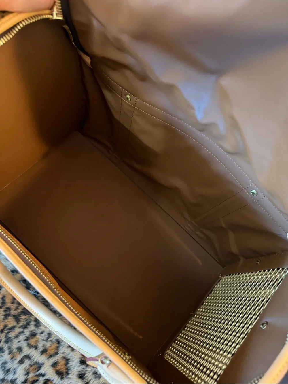 Louis Vuitton Monogram Canvas Tote with Vachetta Trim